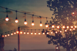 string edison lights outside