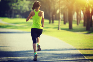 Woman running